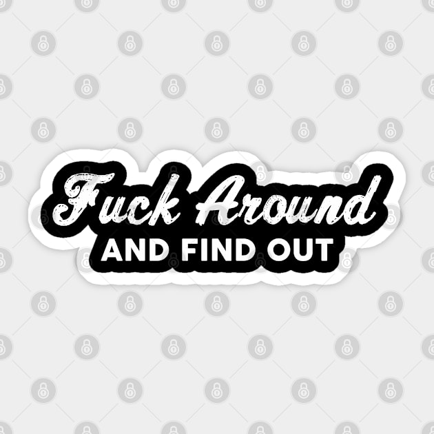 fuck around and find Sticker by Spacelabs